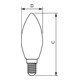 Philips Lighting LED-Kerzenlampe E14 klar Glas CorePro LED#34746500