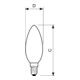 Philips Lighting LED-Kerzenlampe E14 klar Glas CorePro LED#37757800