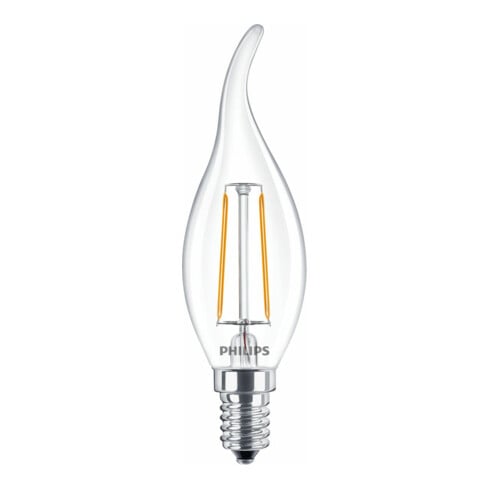 Philips Lighting LED-Kerzenlampe E14 klar Glas CorePro LED#37759200
