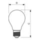 Philips Lighting LED-Lampe E27 klar Glas CorePro LED#38003500
