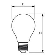 Philips Lighting LED-Lampe E27 klar Glas CorePro LED#38003500-5