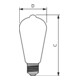 Philips Lighting LED-Lampe E27 klar Glas DIM MAS VLE LED#34796000