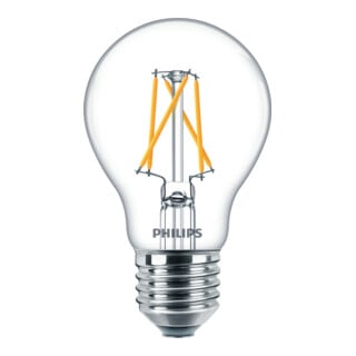 Philips Lighting LED-Lampe E27 klar Glas LED classic, 77213001