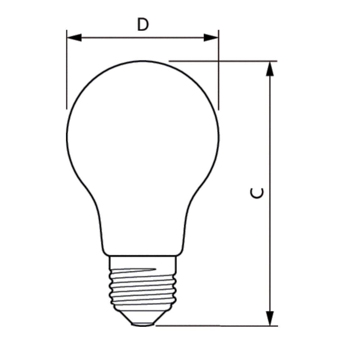 Philips Lighting LED-Lampe E27 matt CorePro LED#36128700