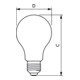 Philips Lighting LED-Lampe E27 matt Glas CorePro LED#34663500