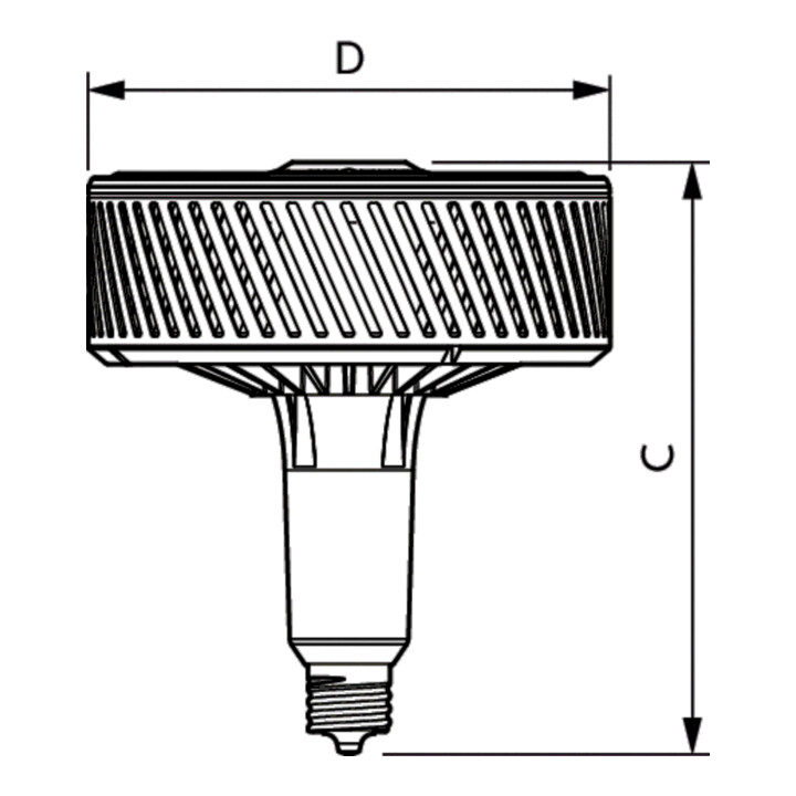 Philips Lighting LED-Lampe E40 4000K 60Gr. TForce LED#75367200