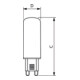 Philips Lighting LED-Lampe G9 2700K CoreProLED#65780200