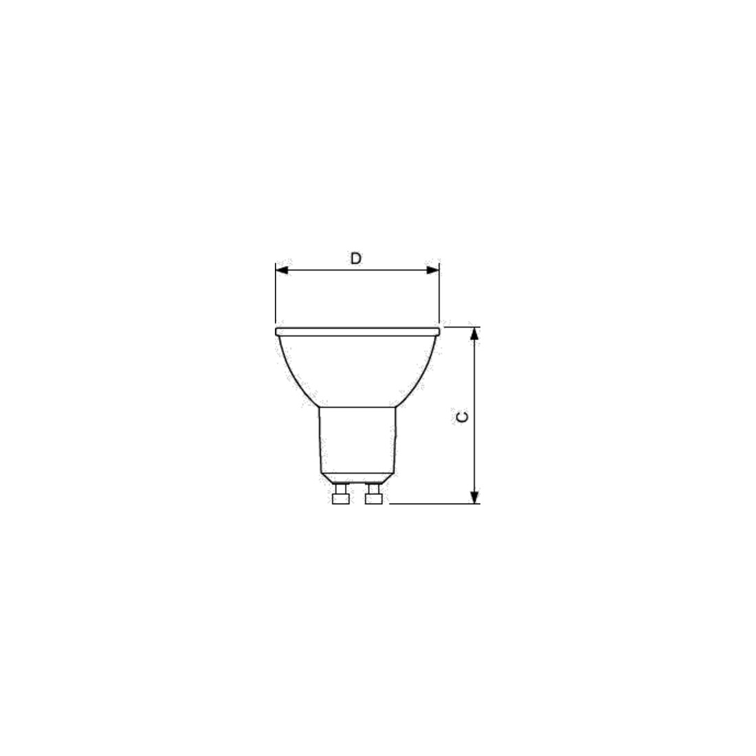 Philips Lighting LED-Reflektorlampe D3,7-35W940GU10 36° MLEDspotVal#70777700
