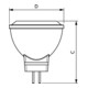 Philips Lighting LED-Reflektorlampe MR11 GU4 827 MAS LED sp#35990100