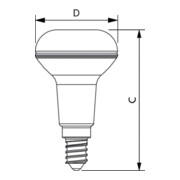 Philips Lighting LED-Reflektorlampe R50 E14 CoreProLED#81177100-5