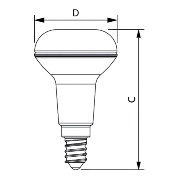 Philips Lighting LED-Reflektorlampe R50 E14 CoreProLED#81177100