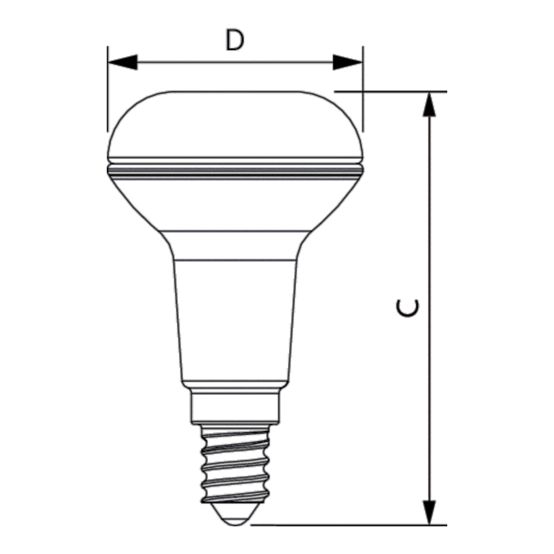 Philips Lighting LED-Reflektorlampe R50 E14 CoreProLED#81177100