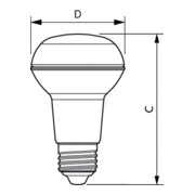 Philips Lighting LED-Reflektorlampe R63 E27 CoreProLED#81179500-5