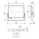 Philips Lighting LED-Scheinwerfer 4000K sym. BVP125LED80-4S/740S