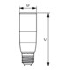 Philips Lighting LED-Stablampe E27 3000K matt CoreProLED#81451200