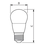 Philips Lighting LED-Tropfenlampe E27 matt CorePro lu#31302600-5
