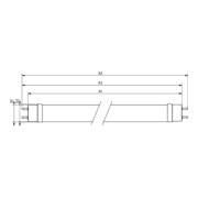 Philips Lighting LED-Tube 1500mm HO20.5W 865T8 MLEDtubeVLE#64695000-4
