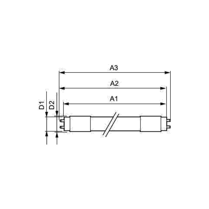 Philips Lighting LED-Tube T8 für KVG/VVG 3000K MASLEDtube#59241700