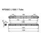 Philips Lighting Luminaire pour pièce humide pour 1 tube LED WT050C 1xTLED L1500