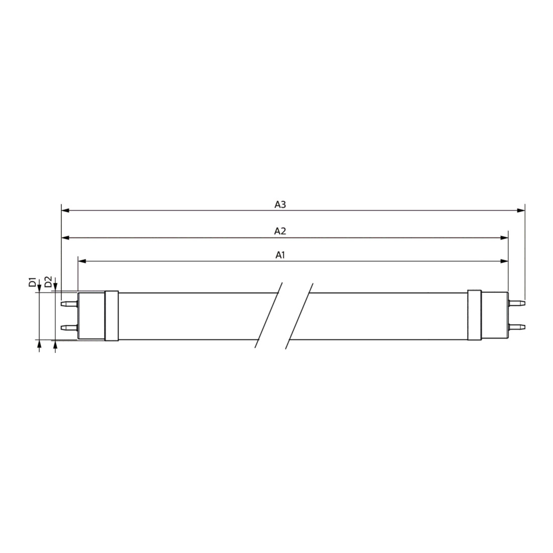 Philips Lighting Tube LED 1200 mm HO 14W 830 T8 MLEDtubeVLE#64685100