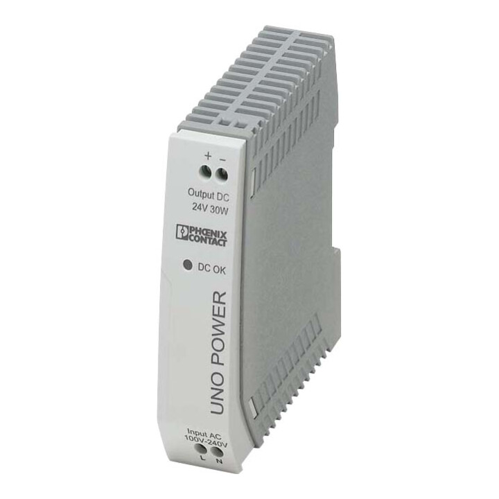 Phoenix Contact Alimentation BxHxP 22,5x90x84mm UNO-PS/1AC/24DC/30W