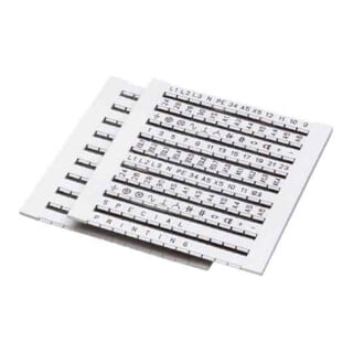 Phoenix Contact Bande de repérage ZBFM 5/WH longueur 1-12 blanc 120 pièces