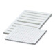 Phoenix Contact Bande de repérage ZBFM 5/WH longueur 1-12 blanc 120 pièces