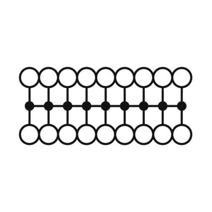 Phoenix Contact Bloc de distribution PTFIX 18X2,5-G gris