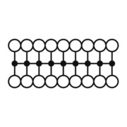 Phoenix Contact Bloc de distribution PTFIX 18X2,5 GY-4