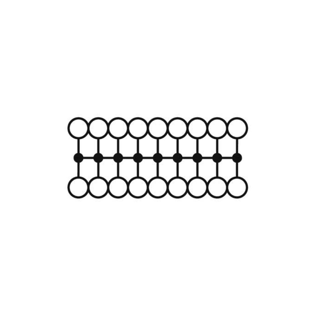Phoenix Contact Bloc de distribution PTFIX 18X2,5 RD