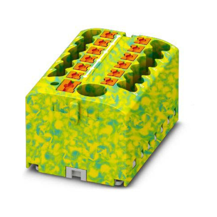 Phoenix Contact Bloc de distribution PTFIX 6/12X2,5 GNYE
