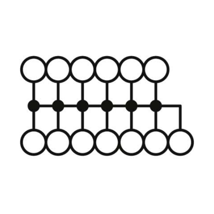 Phoenix Contact Bloc de distribution PTFIX 6/12X2,5 RD