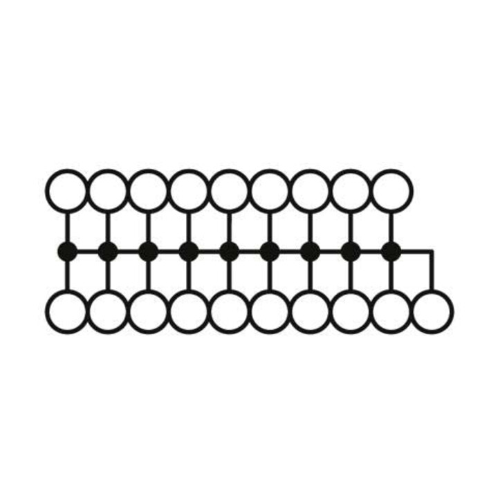 Phoenix Contact Bloc de distribution PTFIX 6/18X2,5 BK