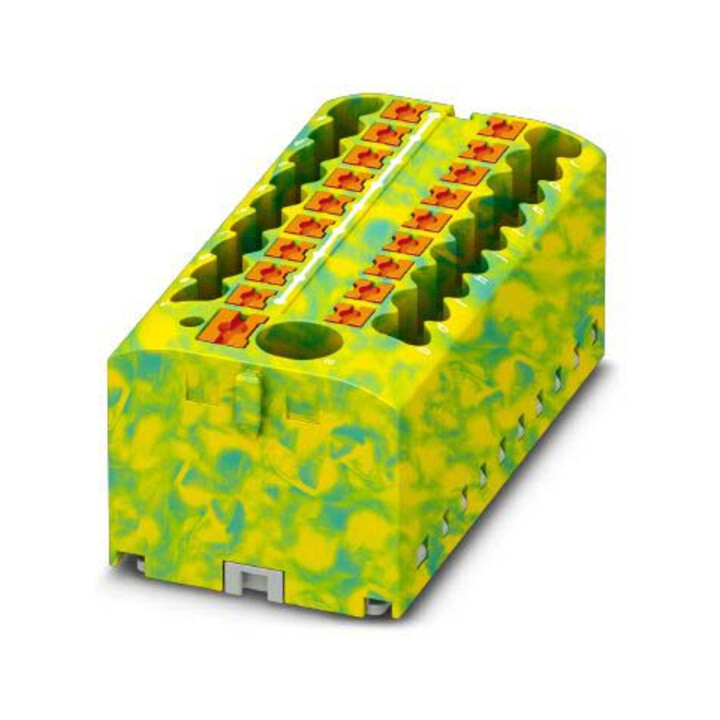 Phoenix Contact Bloc de distribution PTFIX 6/18X2,5 GNYE