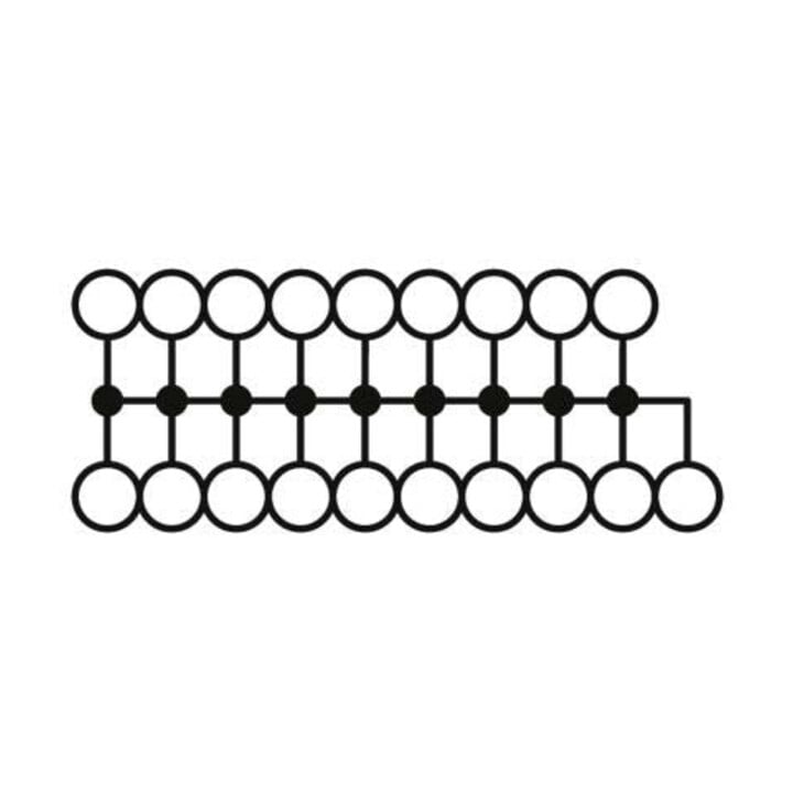 Phoenix Contact Bloc de distribution PTFIX 6/18X2,5 GY