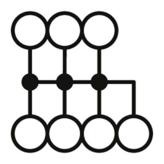 Phoenix Contact Bloc de distribution PTFIX 6/6X2,5 BK