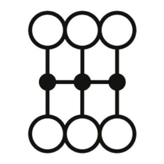 Phoenix Contact Bloc de distribution PTFIX 6X2,5 BN