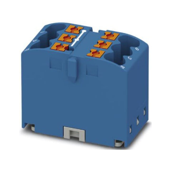 Phoenix Contact Bloc de distribution PTFIX 6X2,5 BU