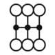Phoenix Contact Bloc de distribution PTFIX 6X2,5 BU