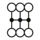 Phoenix Contact Bloc de distribution PTFIX 6X2,5 RD