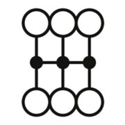 Phoenix Contact Bloc de distribution PTFIX 6X2,5 RD-5