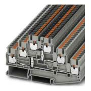 Phoenix Contact Bornes de passage 0,14-4 mm², 5,2 mm, gris PT 2,5-3PV-1
