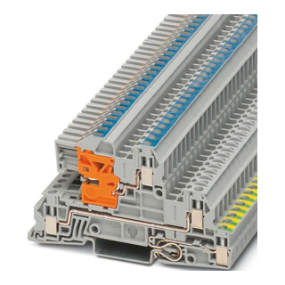 Phoenix Contact Bornes d'installation 0,2-4 mm² 5,2 mm gr UTI 2,5-PE/L/NT