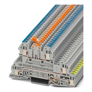 Phoenix Contact Bornes d'installation 0,2-4 mm² 5,2 mm gr UTI 2,5-PE/L/NTB