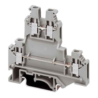 Phoenix Contact Bornes double UKKB 3 gris 500 V 24 A 2,5 mm² à vis