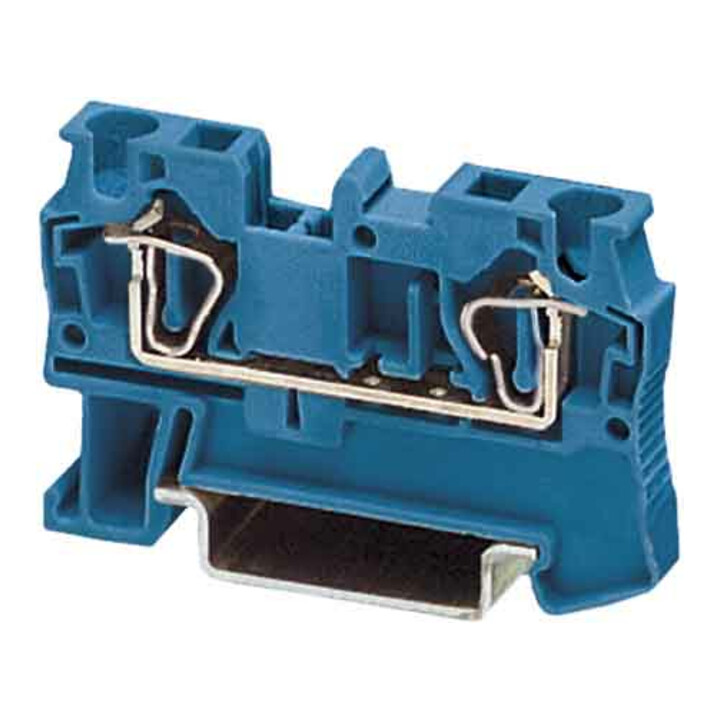 Phoenix Contact Bornier à ressort 0,08-6qmm I=6,2mm bleu ST 4 BU