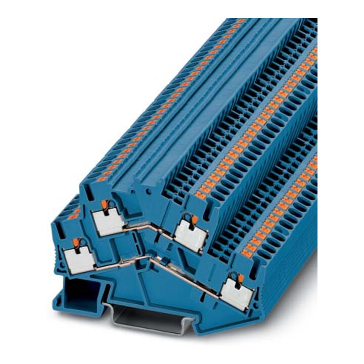 Phoenix Contact Bornier de dérivation 0,14-4 mm², 5,2 mm, bleu PTTBS 2,5 BU