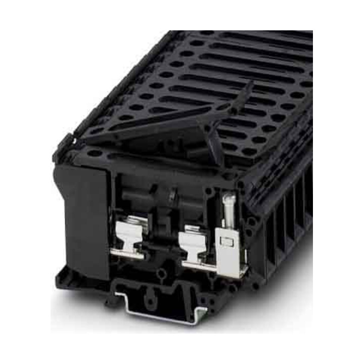 Phoenix Contact Bornier de fusibles UK 6,3-HESI noir, connexion à vis 10 A 500 V