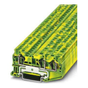 Phoenix Contact Bornier de passage 0,08-6 mm² vert-jaune ST 4-TWIN-PE-4