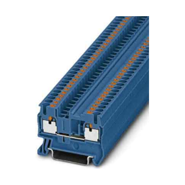 Phoenix Contact Bornier de passage 0,14-4 mm², 5,2 mm, bleu PT 2,5 BU